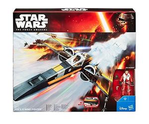 Poe Dameron X-Wing Fighter - Star Wars Force Awakens Class III Vehicle With Action Figure