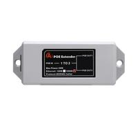 POE Extender, 2 Port, 1 in 2 Out Gigabit POE Extender 1000Mbps Long Distance Transfer Plug and Play Space Saving For Home Hotel
