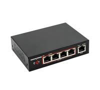PoE Extender with Gigabit Speeds & Passthrough Switch, 48V 60W PoE+, 1 PoE++ in and 4 PoE Out, IEEE802.3af/at/bt, 6KV Surge Protection, No Power Needed