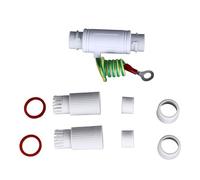 POE Gigabit RJ45 Protector Network Arrester Protective Device 12 57V for Outdoor Security Cameras and Equipment PVC Material 5KA Discharge Current