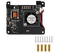 PoE Hat Compatible with Raspberry Pi 4B & 3B+: GWAEPU IEEE 802.3af 5V 2.5A Power Module with PWM Adjustable Cooling Fan, Over-Temp Protection for IoT Edge Computing & Remote Monitoring (Isolated)