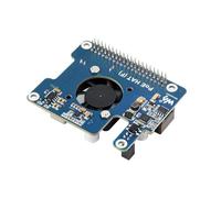 POE HAT (F) for Raspberry Pi 5, 802.3af/at-compliant, Power Over Ethernet HAT Expansion Board for Raspberry Pi 5, with Metal Heatsink,Onboard Cooling Fan