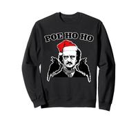 Poe Ho Ho funny Edgar Allan Poe Christmas Sweatshirt