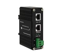 PoE Injector - SaiLteL Industrial Gigabit PoE+ Injector,IEEE 802.3 bt /802.3at/802.3af Compliant,30W Hardened POE Adapter with 12-48V DC Input DIN- Rail, Wall Mount