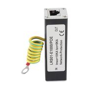 POE Networks Arrester, Surge Protector for IP Camera, Thunder Protection Device with Multi - Level Circuit, Low Insertion Loss RJ45 Surge Protective Device for POE