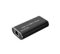POE Powered Type C Ethernet Adapter USB C to RJ45 LAN Network Card for Phone Tablet PC
