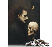 Poe’s Lament, A Dance with Mortality Jigsaw Puzzles Puzzles for Adults Kids. 1000 Pieces Whimsical Challenge Toy Educational Games Home Decoration for Adults& Kids Age 14 Years Up 1000pcs (75x50cm)