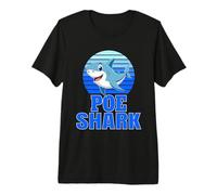 Poe Shark Family Reunion Squad First Last Name Premium T-Shirt