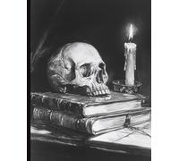 Poe Sketchbook: Unlined Book for Personal Drawing, Sketching, Doodles, Art Class, Dark Thoughts, Poe Quotes in Interior