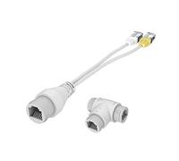POE Splitter 1-to-2 Saving Cable Three-way RJ45 Connector for Security Camera Router Wrieless Security Camera Poe Splitter