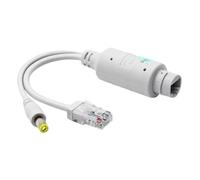 POE Splitter Adapter, Waterproof POE Splitter | Waterproof POE Splitter 48V to 12V, Run Camera on a Single Network Cable, Signal Transmission, POE Splitter for School and Door