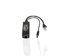 POE Splitter,COOSO Passive POE Splitter 48V to 12V Compatible with Most Switches POE And All Web Cameras 1pack