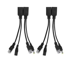 PoE Splitter Efficient Power Supply Module for Network Camera 12V for Home and Office Use - 2 Couples