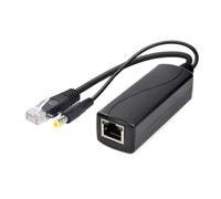 PoE Splitter Switching Port for CCTV Camera 15.4W 100mbps RJ45 to DC5.5x2.1mm Supply Power Splitter