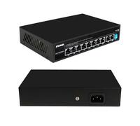 POE Switch 6/10 Port Network Switchs Supply Ethernet for IP Camera Wireless AP with Dial Code Switch for NVR or Outdoor(EW-PD101F-AF)