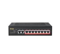 POE switch TE204 10-port 100Mbps POE network switch built-in power supply 52V 93W 8+2 Fast Ethernet switch VLAN