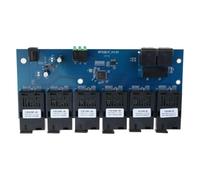 POE Switches 100M PCBA Board Fiber Optics Media Converters 2 RJ45 to 6SC Optics
