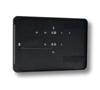 PoE Texas 10th Gen iPad Wall Mount with LED Status Indicator Black Aluminum Office Conference Room Display Tablet Surface Mount Dock with Dash App - Compatible with iPad 10 Only