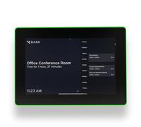 PoE Texas 8-Inch Touchscreen Conference Room Scheduler Tablet with Power Over Ethernet, USB & Color Changing LED Status Ring - Meeting Room Touch Screen Digital Display - Syncs with Business Calendar