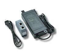 PoE Texas Single Port 10 Gigabit PoE++ Midspan Injector with 56 Volt 120 Watt Power Supply - Converts Non-PoE Port to PoE++ - Delivers 90W to 802.3bt Devices Up to 328' - Mount on Wall or DIN Rail