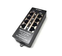 PoE World Gigabit PoE Injector GPOE-4 4 Ports Power Over Ethernet Injector for 802.3af/Passive 802.3at Devices Wall Mount PoE Network Injector(Power Supply NOT Included)