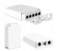 POE5X External PoE Repeater - 5xRJ45 | 90W IN/4xOUT | IP55 for Cameras