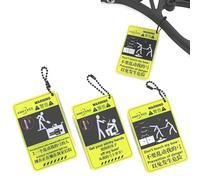 Poearcus A warning sign for archery equipment. It can be hung on compound bows, recurve bows, quivers, and bow bags to prevent others from touching or moving your bows without permission