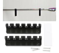 Poearcus Archery Wall Mounted Arrow Rack Horizontal or vertical arrow storage Quiver Arrow Holder for 6 Arrows Archery Accessories Safe & Practical Stand (Horizontal)