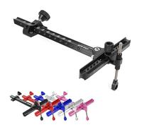 Poearcus Competition Recurve Bow Sight - Precision Aluminium Alloy Archery Sight for Hunting & Target Shooting, Lightweight Adjustable Sight (Pink)