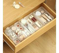poeland 10 Pcs Drawer Organizer Tray Storage Box for Bedroom Dresser Bathroom Kitchen