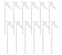 Poeland 12-Pack Expanding Foam Filler Nozzle, Spray Foam Gun Nozzle Replacement Tubes for Gap Sealing Insulation