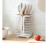 Poeland Knife Block Kitchen Knife Holder Storage Organizer
