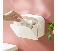 Poeland Wall Mounted Storage Box Small Item Organizer Sanitary Napkins Holder