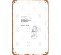 Poem by rupi kaur Mounted Print Vintage Metal Sign Tin Sign 12 x 8 Inches