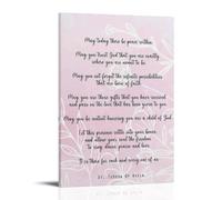 Poem Print By St Teresa Posters for Room Aesthetic CanvasWall Art Painting Bedroom Decor08x12inch(20x30cm)