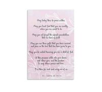 Poem Print By St Teresa Posters for Room Aesthetic CanvasWall Art Painting Bedroom Decor12x18inch(30x45cm)