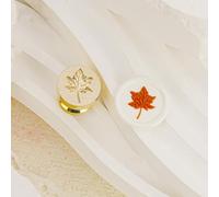 Poemluve Butterfly Wax Seal Stamp 3D Embossed Wax Stamp Vintage Sealing Stamp Removable Brass Head with Wooden Handle for Crafty Stuff, Gift Wrapping, Letters, Art Journal (Mini Maple)