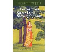 Poems from Rupa Gosvamin's Blazing Sapphire: Ujjvala-sara-sangraha