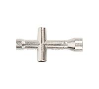 POENVFPO 1/24 M2 Locknut Metal Lock Nut with Cross Wrench, High Strength and Precision for Axial Scx24 AXI90081, Easy to Use and Replace (Black)