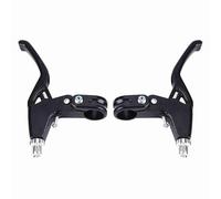 POENVFPO 1 Pair Aluminium Alloy Cycling Brake Levers for Mountain Bike, Fixed Gear Brake Handles Gear, Brake Clutch Levers (Black)