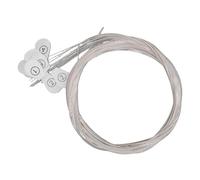 POENVFPO 10 Pcs Oud Strings Set, Silver Plated Nylon Oud Replacement Strings for 11 String Arabic C-C Tuning Instrument