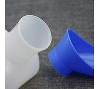 POENVFPO 1000ML Unisex Urinal Urine Bottles, Portable Plastic Pee Trainer Urinal for Kids and Adults on Long Journeys and Outdoor Camps (White)