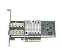 POENVFPO 10Gb Dual SFP+ Port PCIE Network Card 2-Port SFP+ PCIE Ethernet Adapter with Fiber Module Support for Server Data Center
