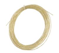 POENVFPO 12.2m 1.3mm Tennis Rackets, Elastic Nylon with Rotating Filament, High Grade Texture for Tennis Racquet Replacement (Beige)