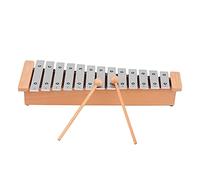 POENVFPO 13-Note Glockenspiel for Kids, Portable Aluminum Xylophone with | Beechwood Soundboard, Crisp Resonant Tone, 13 Marked Notes, Lightweight and Compact, Easy to Carry