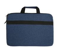 POENVFPO 15.6 Inch Laptop Sleeve Case, Water Proof Polyester Laptop Bag Protective Sleeve with Durable Strap for Travel Business Trip (Dark Blue)