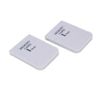 POENVFPO 1MB Memory Card for PS1, 1 Mega Video Game Console Memory Card, with Classic Gaming System Compatibility (2 pieces)