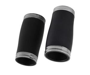 POENVFPO 2 Pcs Clarinet Tuning Tube, Metal Wood Smoothly B Flat Clarinet for Performance, with Standard Size for Instrument Replacement (CC14)