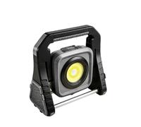 POENVFPO 2100LM Telescopic LED Work Light, Multi Function Portable Camping Lantern with 5 COB Modes, Stepless Dimming, Magnetic Base, RGB Backlight, for Car Repair, Outdoor Job Site, (Black)