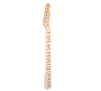 POENVFPO 22 Frets Guitar Neck, with Black Mark Dots, Maple Material, Suitable for TL Style Guitars (There is a back midline)